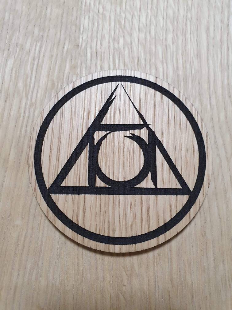 Laser cut wooden coaster personalised. Guild ball Alchemists