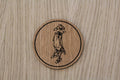 Laser cut wooden coaster. Dobby house elf - Unique Gift lasercut