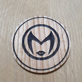 Laser cut wooden coaster. Scarlet Witch Mask - Unique Gift lasercut