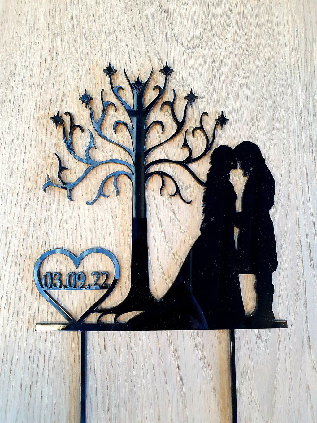 Wedding Cake Topper - Can be personalised - Lord of The Rings