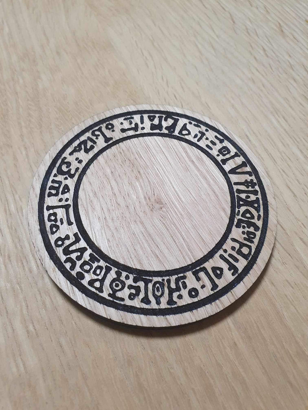 Laser cut wooden coaster. Legend Link Totk Design - Unique Gift lasercut