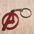 Lasercut acrylic keyring keychain. vengers