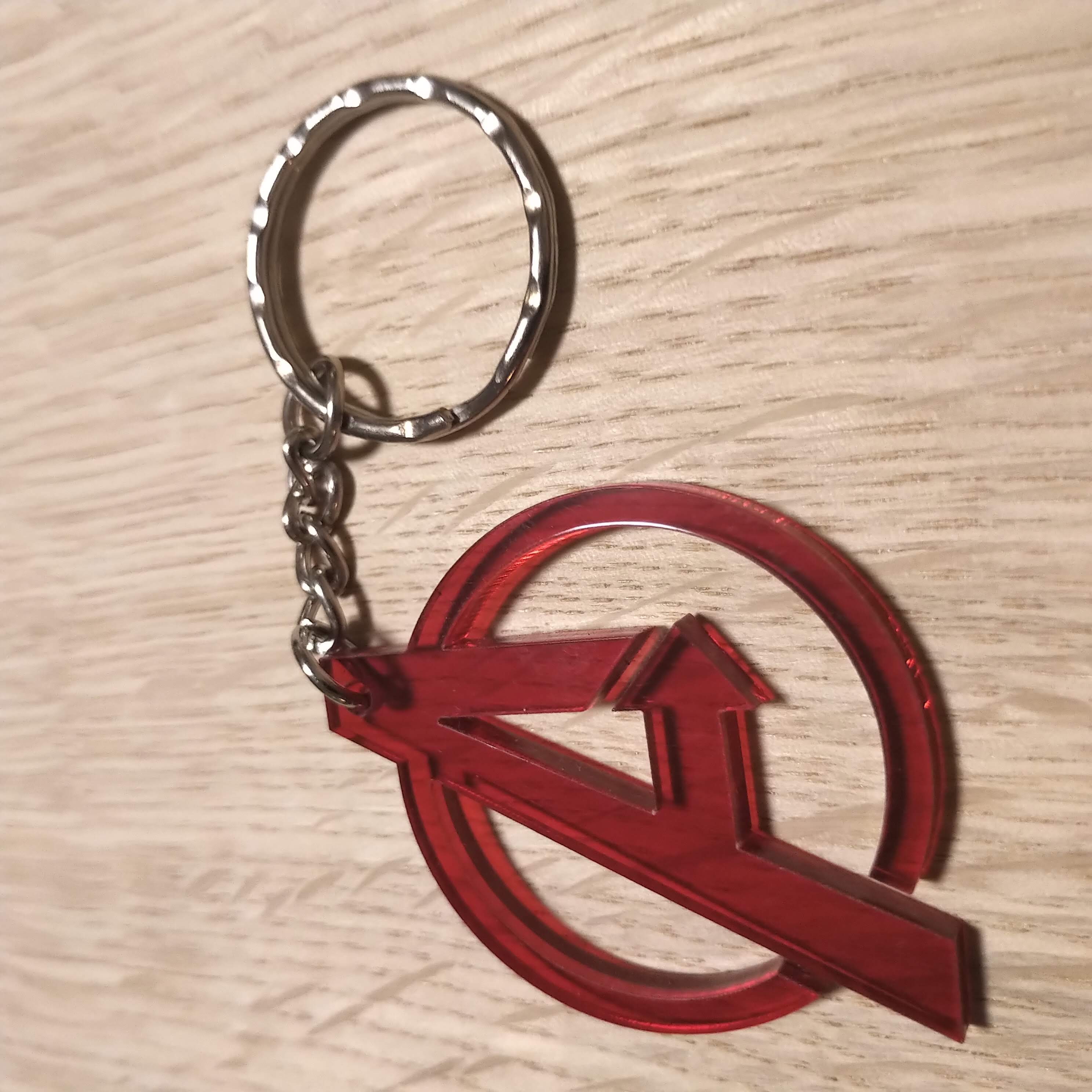Lasercut acrylic keyring keychain. vengers