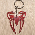 Lasercut acrylic keyring keychain. SpiderMan