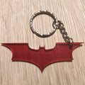 Lasercut acrylic keyring keychain. Batman