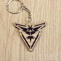 Lasercut wooden keyring keychain. Trainer Instinct