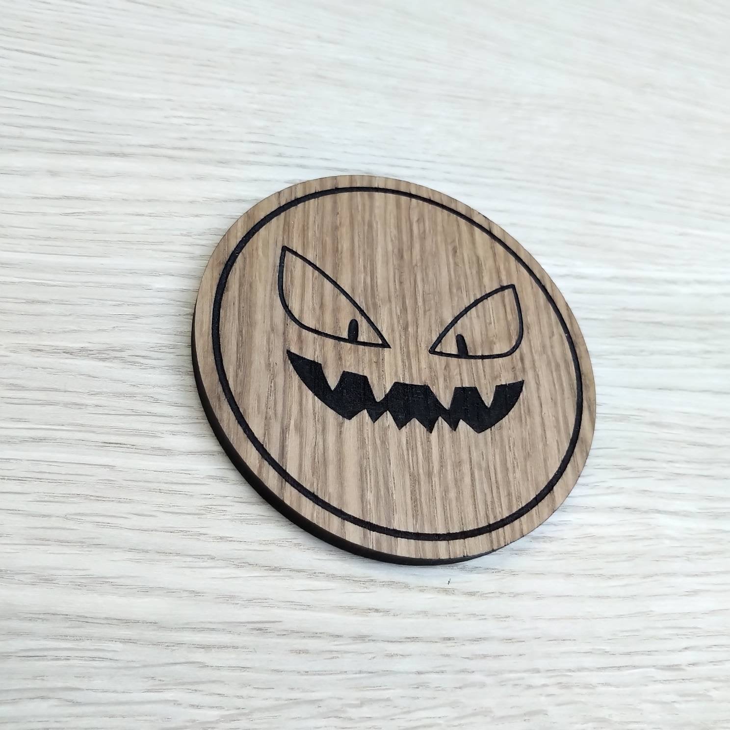 Laser cut wooden coaster. Koffee  Face  - Unique Gift lasercut