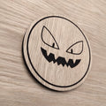 Laser cut wooden coaster. Koffee  Face  - Unique Gift lasercut