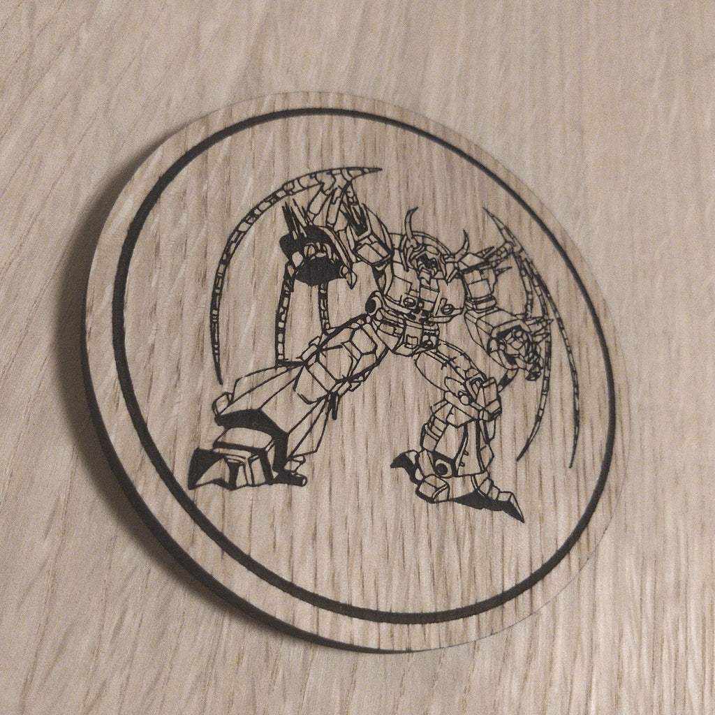 Laser cut wooden coaster. Transformers Unicron planet devourer   - Unique Gift lasercut